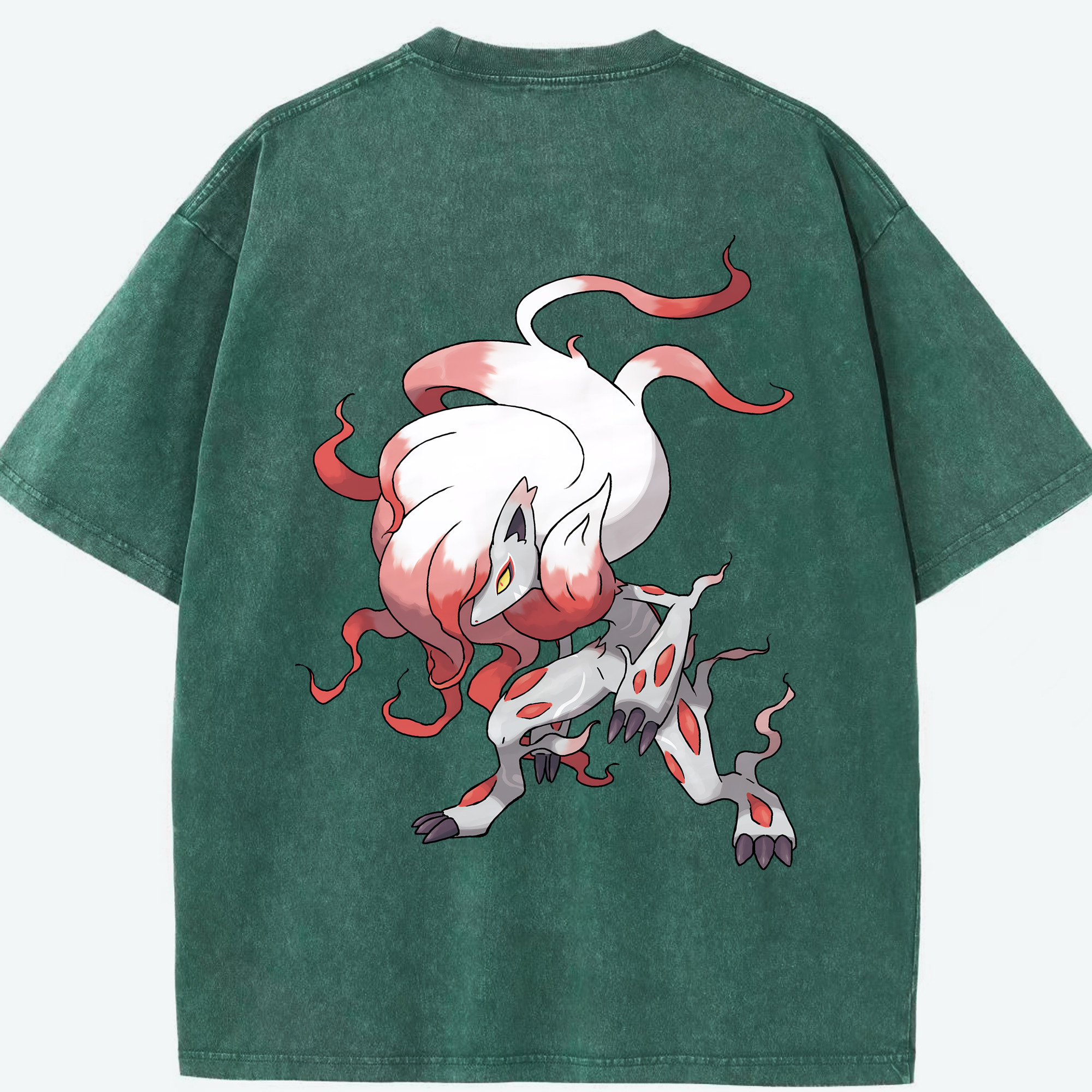 （画像用） ポケットモンスター Pokémon 綿100% ヴィンテージ風 半袖Tシャツ（背面プリント）